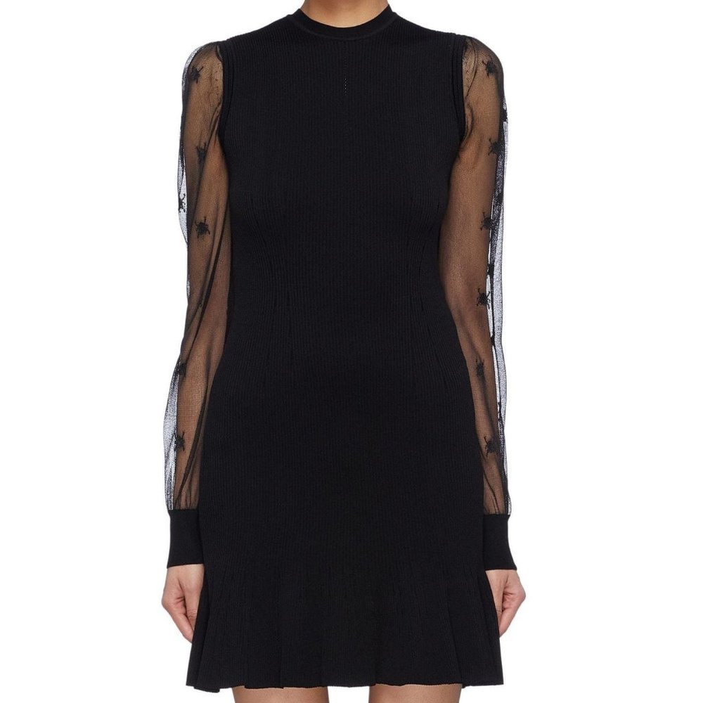 Worn once ALEXANDER MCQUEEN couture black dress - Picture 4 of 14